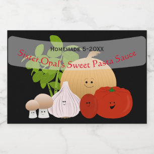 Niedlich Tomato Sauce Lebensmitteletikett