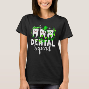Niedlich Tooth Leprechaun Hat Dental Squad St Patr T-Shirt
