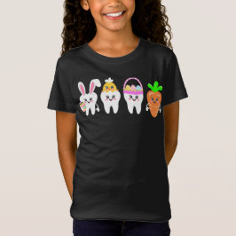 Niedlich Tooth Oaster Basket Carrot Bunny Chick Za T-Shirt