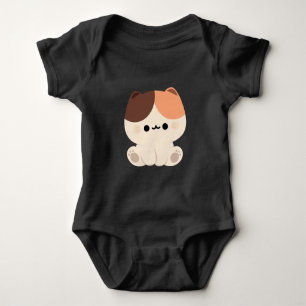 Niedlich Tortie Cat Baby Strampler