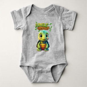 Niedlich Tortoise Baby Turtle Woodland Wildlife Fu Strampler