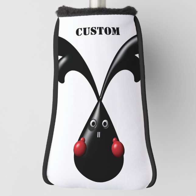 Niedlich Tough Bunny Boxer Rabbit Golf Headcover (Rotieren 90)
