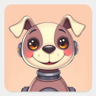 Niedlich Toy Robot Dog Sticker