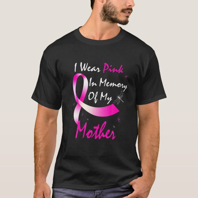 Niedlich trage ich Rosa in Erinnerung an den Brust T-Shirt (Vorderseite)