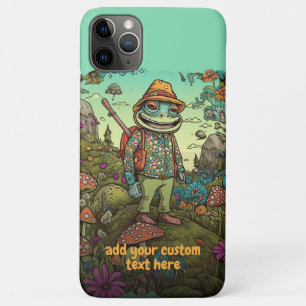 Niedlich Traveller Frosch Wildblume - kundenspezif Case-Mate iPhone Hülle