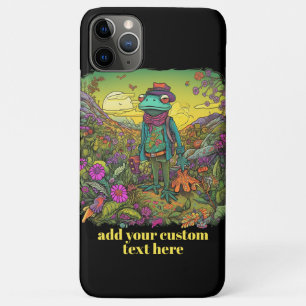 Niedlich Traveller Frosch Wildblume - kundenspezif Case-Mate iPhone Hülle