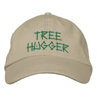 Niedlich Tree Hugger Zitat Green Khaki