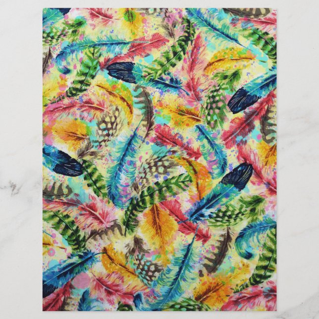 Niedlich trendige Aquarellfarben-Spritzer mit Stam (Vorderseite)