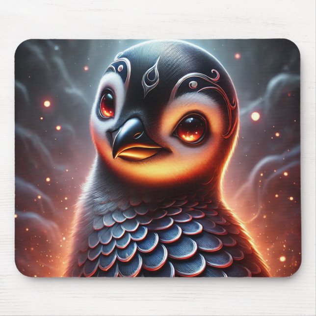 Niedlich Trendy African Penguin | Anime Mousepad (Vorne)