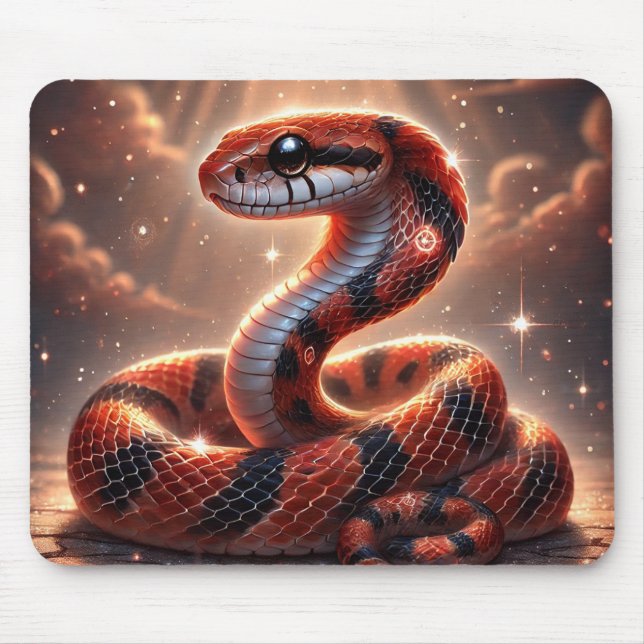 Niedlich Trendy Agkistrodon Contortrix Anime Mouse Mousepad (Vorne)