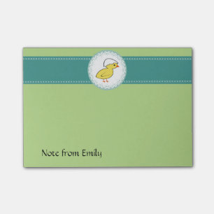 Niedlich Trendy Girl-Cartoon-Huhn Post-it Klebezettel