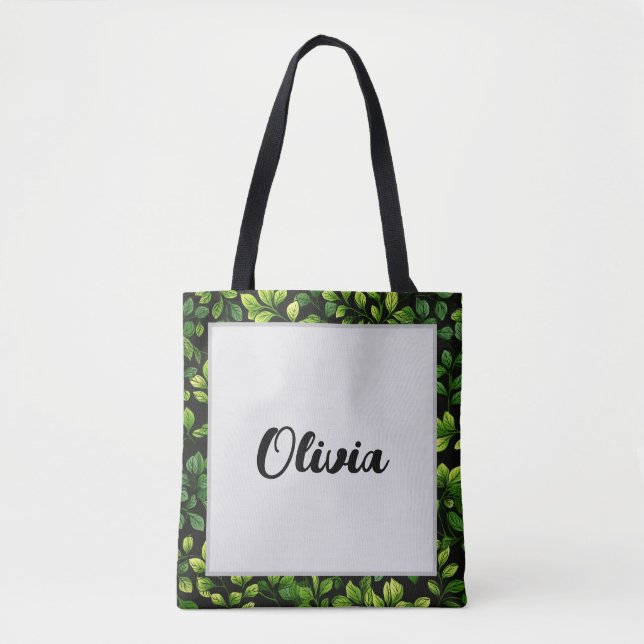 Niedlich Trendy Girly Cartoon Verlasse Olivia Name (Vorderseite)