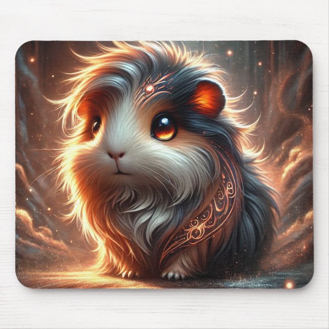 Niedlich Trendy Guinea Pig | Anime Mousepad (Vorne)