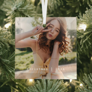 Niedlich Trendy Holiday Foto Schreibmaschine Keepa Ornament Aus Glas