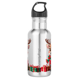 Niedlich Trendy Modern Funny Christmas Edelstahlflasche
