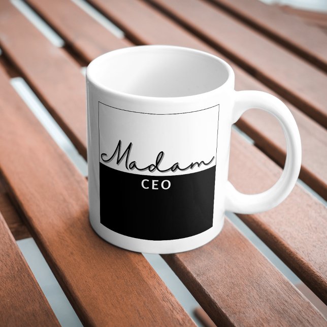Niedlich Trendy Modern Mrs CEO Coffee Tasse (Von Creator hochgeladen)
