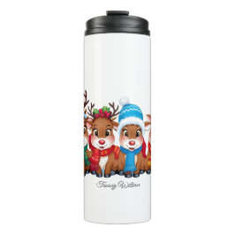 Niedlich Trendy Moderne Moderne Funny Frohe Weihna Thermosbecher