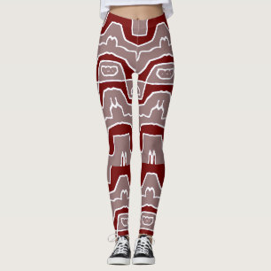 Niedlich trendy multicolor "Ratti_Creative_Arts" L Leggings