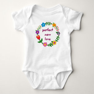 Niedlich Trendy Perfect New Liebe Baby Bodysuit Bl Strampler
