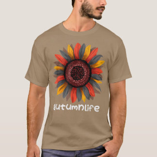 Niedlich Trendy Schöne Herbstsaison Sonnenblumen T-Shirt