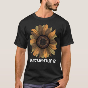Niedlich Trendy Schöne Herbstsaison Sonnenblumen T-Shirt