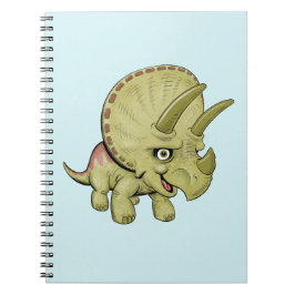 Niedlich Tricerops Notebook Notizblock