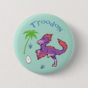 Niedlich Troodon Button