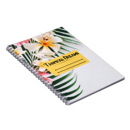 Niedlich Tropical Dreams Notebook Notizblock