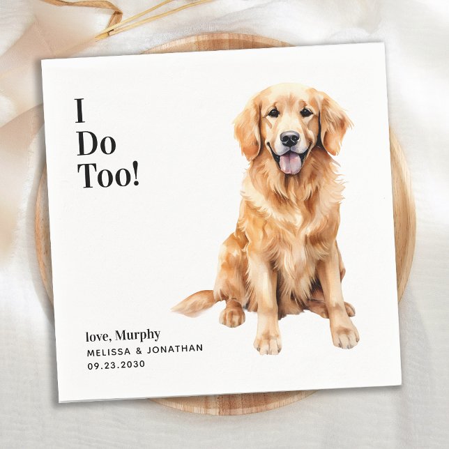 Niedlich tue ich zu Golden Retriever Pet Hund Hoch Serviette (Von Creator hochgeladen)