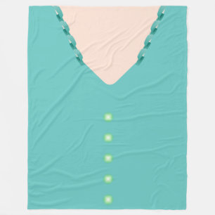 Niedlich Türkis 🎀 Ball Gown Blouse Fleecedecke