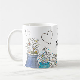 Niedlich Türkis Blue Boho Kaffeetasse