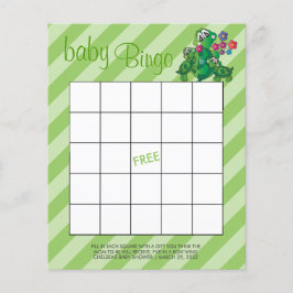 Niedlich Turtle 🐢 Baby Showspiel - Bingo Flyer