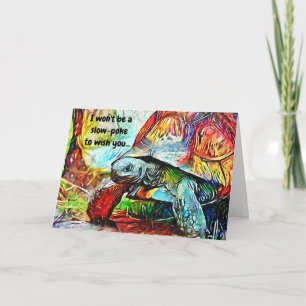 Niedlich Turtle Birthday Card Karte