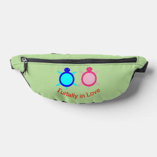 Niedlich Turtle Couple Bauchtasche