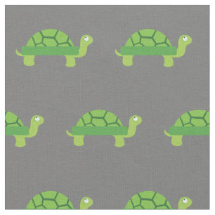 Niedlich Turtle Kid Baby Kinderzimmer Grau Tortois Stoff