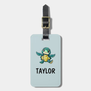 Niedlich Turtle Personalisierte Tasche Gepäckanhänger