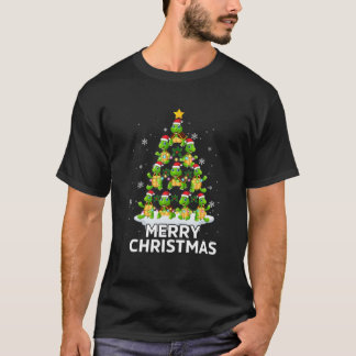 Niedlich Turtle Weihnachtsbaum Funny Pajamas Decor T-Shirt