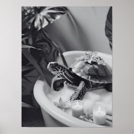 Niedlich Turtle Wellness-Center Day, Fun Bad Art, Poster