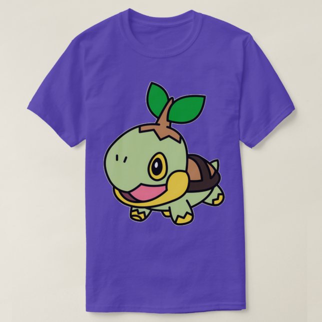 Niedlich Turtwig T-Shirt (Design vorne)