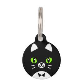 Niedlich Tuxedo Cat Haustiermarke