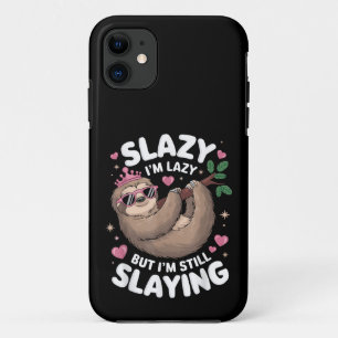 Niedlich Tween Girl Funny Animal Sloth Slay Meme T Case-Mate iPhone Hülle