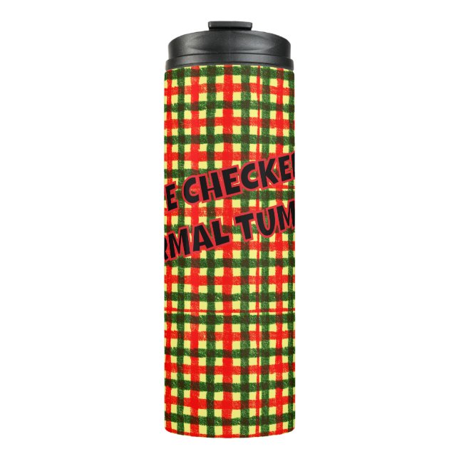 NIEDLICH ÜBERPRÜFT EINEN! THERMOSBECHER (Vorderseite)