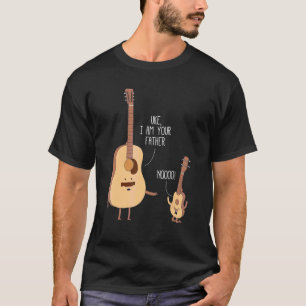 Niedlich Uke I bin Dein Vater Ukulele Gitarre Musi T-Shirt
