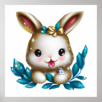 Niedlich und Adorable Kawaii Baby Bunny