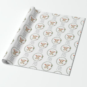 Niedlich und elegant Sober Support Weihnachtsgesch Geschenkpapier