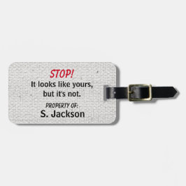 Niedlich und lustig gepäckanhänger