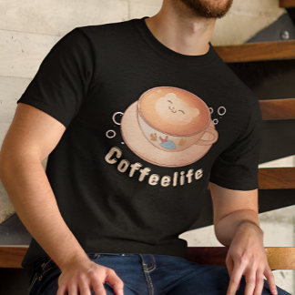 Niedlich und modern Kaffee-Liebhaber T-Shirt