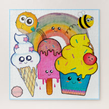 Niedlich und Phantastisch, Kawaii farbenfroher Car