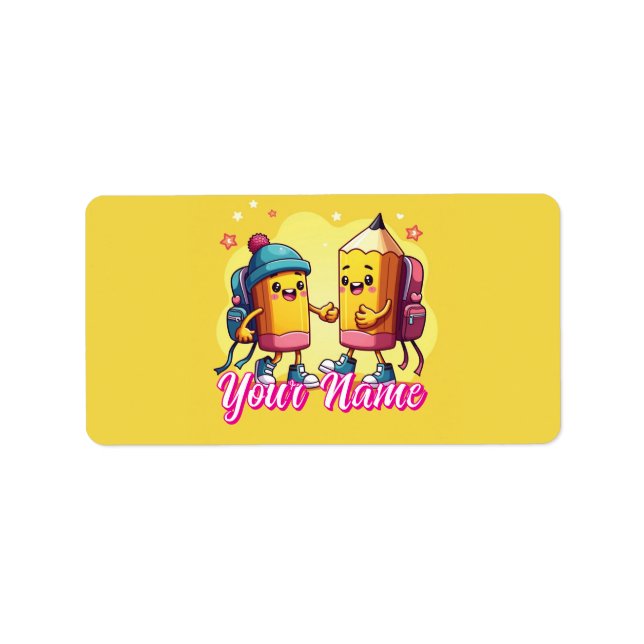 Niedlich- und Schulgetriebe Adressaufkleber (Vorne)