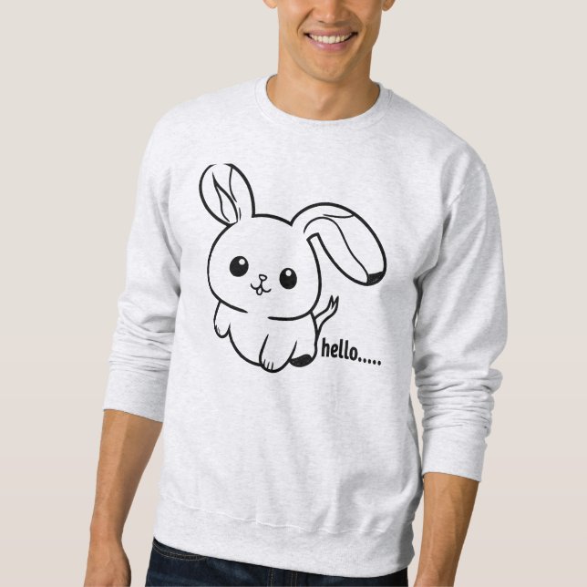 Niedlich und sonderbar sweatshirt (Vorderseite)